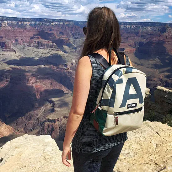 Duurzame rugzak voor op reis