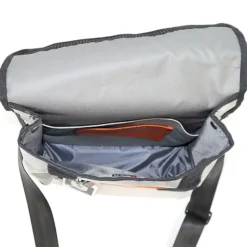 Oranje duurzame messenger bag - Verstelbare tas