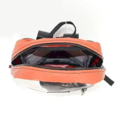 Oranje rugtas - Unieke tas van duurzame materialen